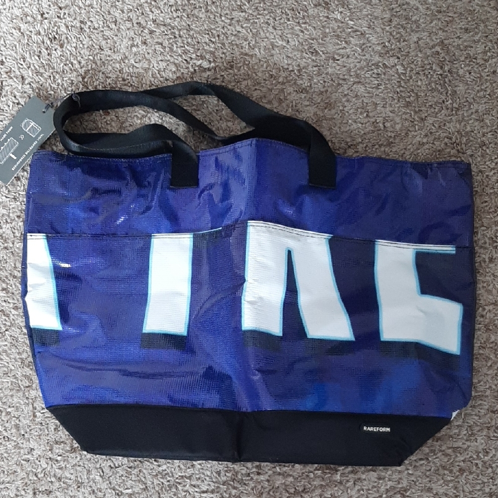 Rareform Husdon Blue and Black Tote Bag